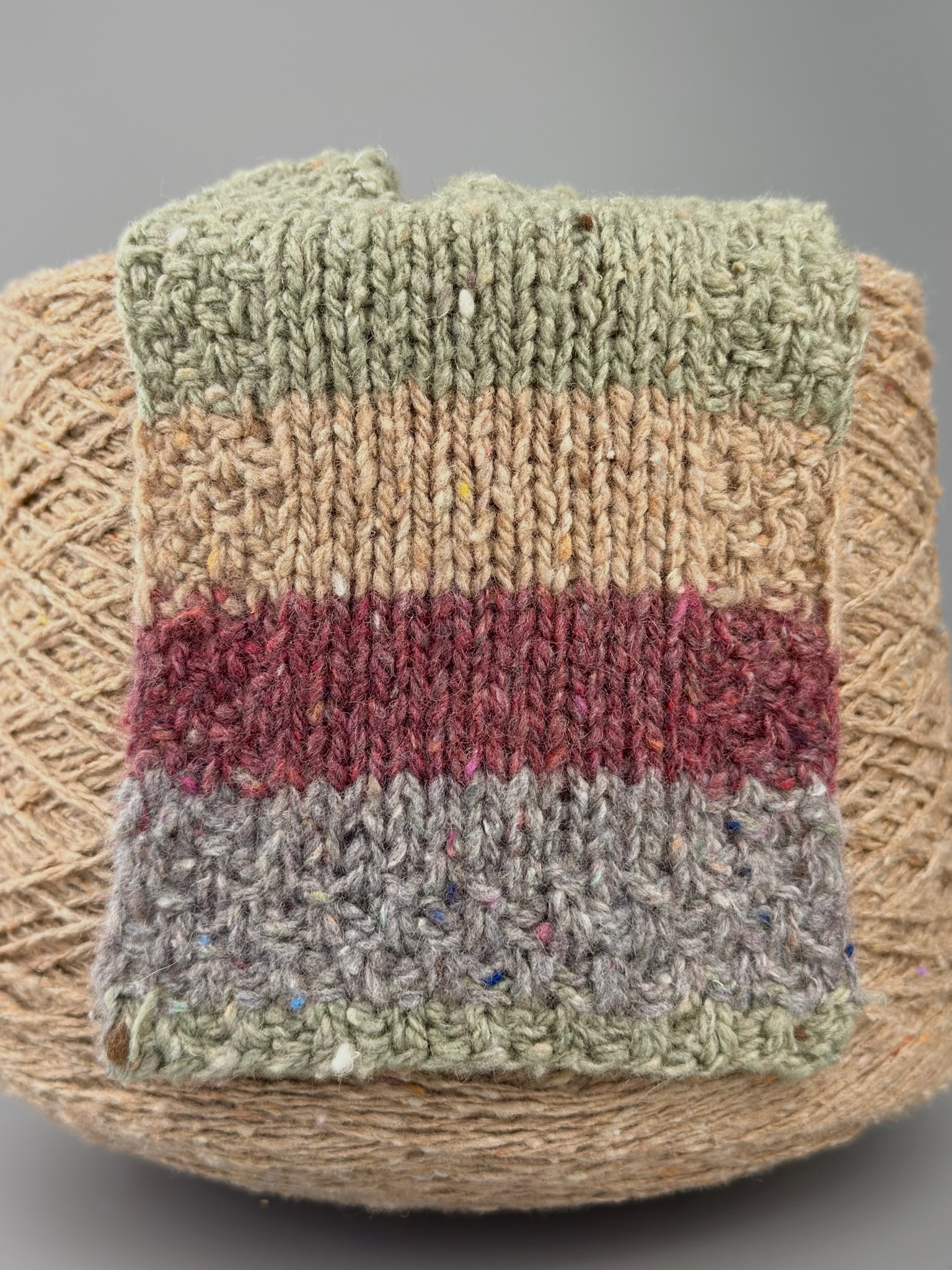 The Royal Collection Tweed Nm 2/6000 aus Kaschmir, Wolle und Seide col. Sand foto 3